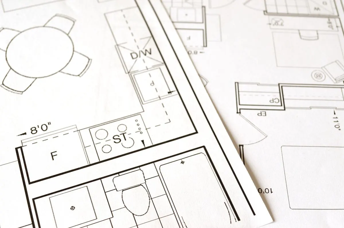 A property floor plan drawing