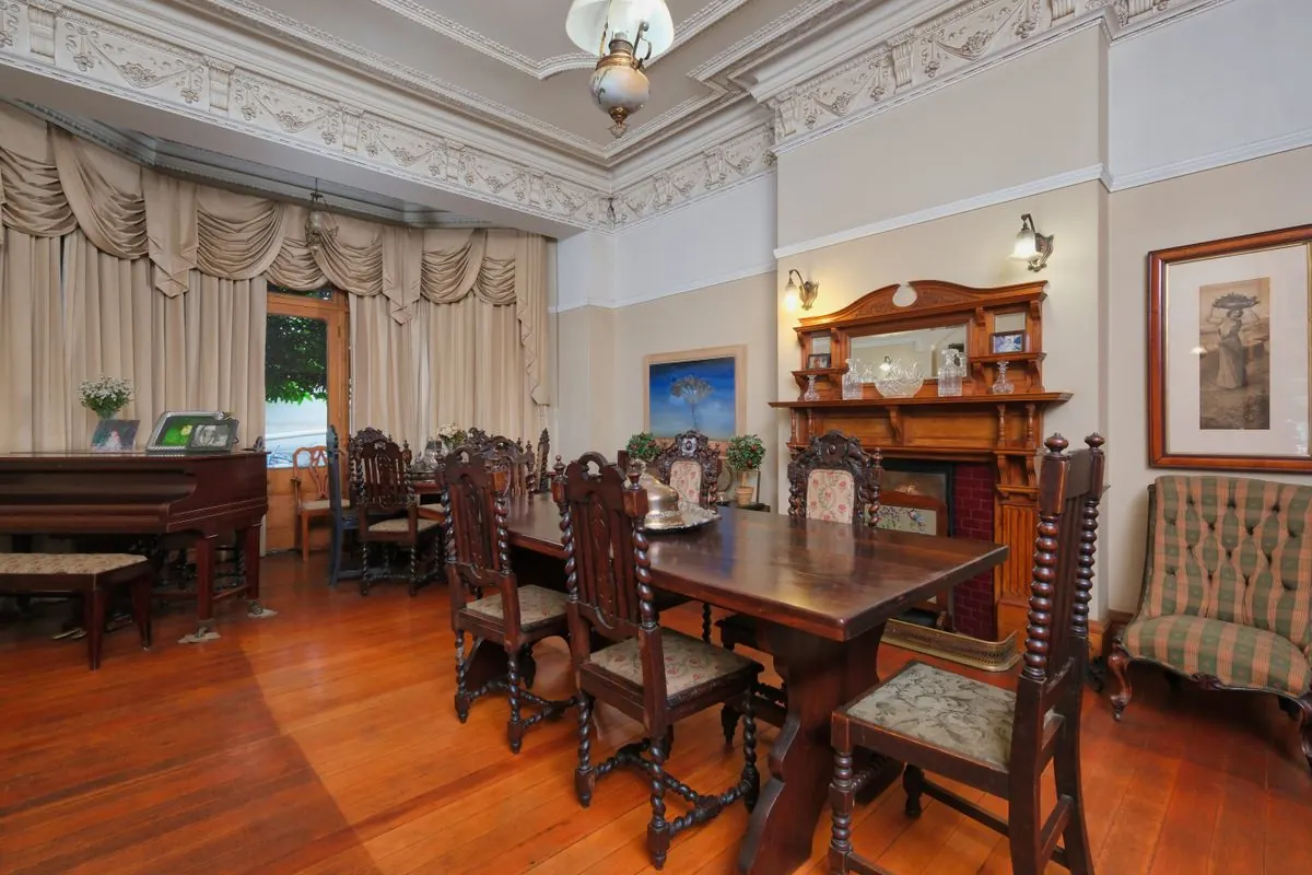 A dining table set in a short-let apartment